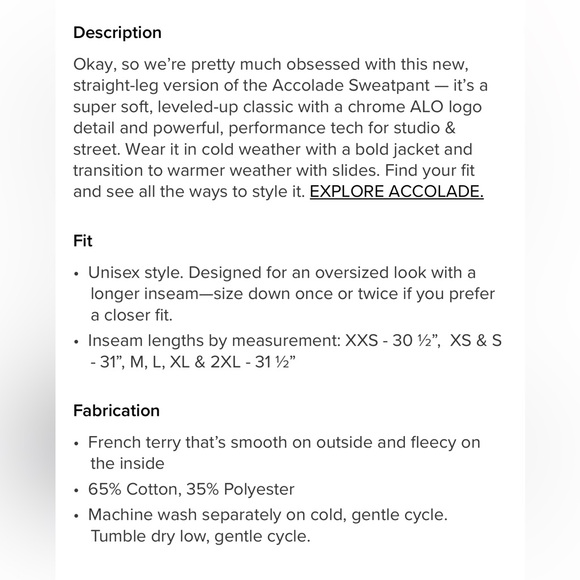 ALO Yoga Heather Gray Sweatpants - Picture 6 of 6